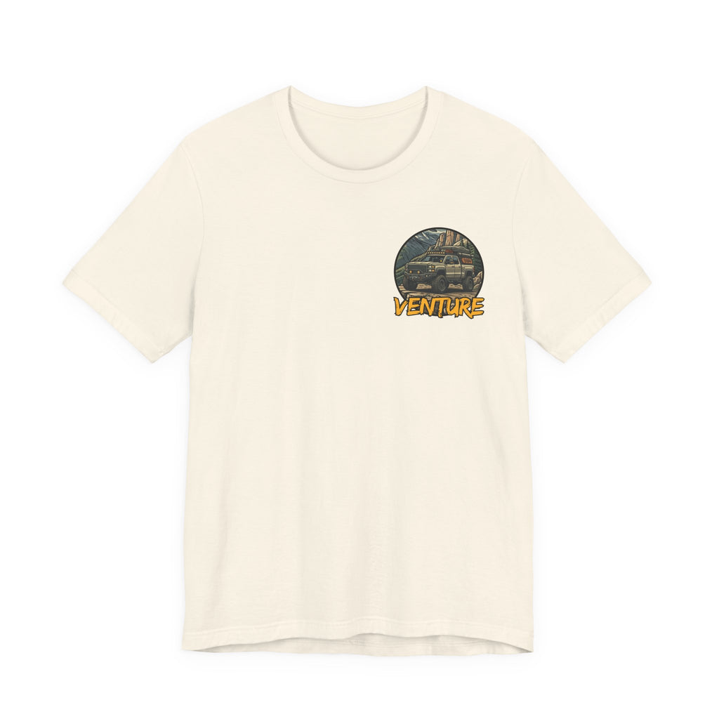 Adventure Graphic Tee — 'Venture' Chest Logo & Genuine Threadz Back Print