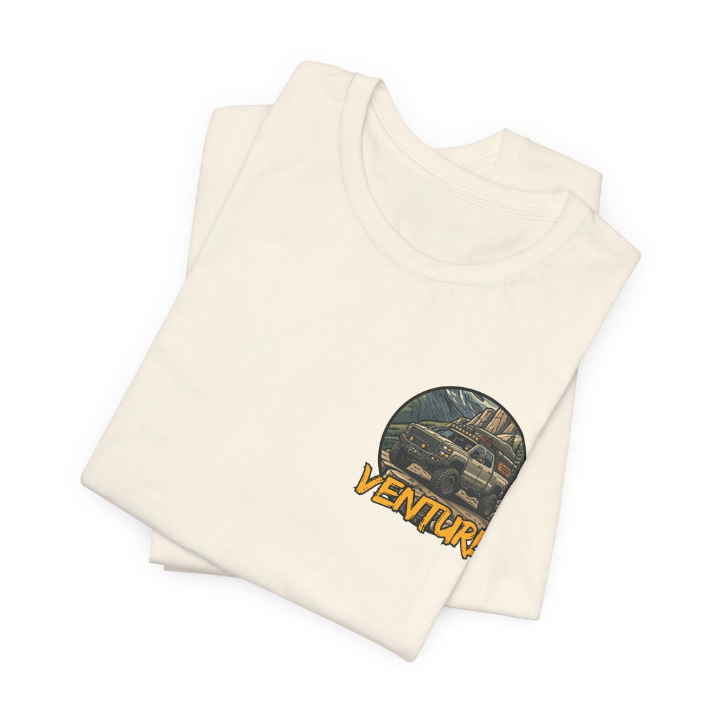 Adventure Graphic Tee — 'Venture' Chest Logo & Genuine Threadz Back Print