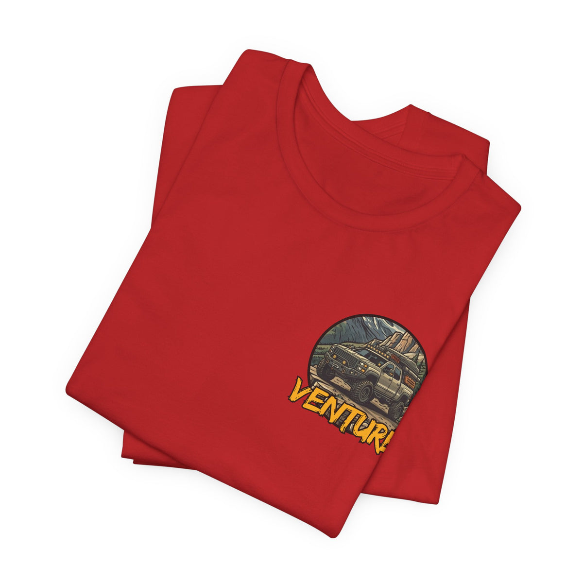 Adventure Graphic Tee — 'Venture' Chest Logo & Genuine Threadz Back Print