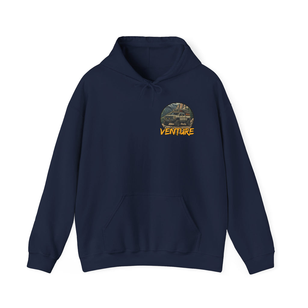 Adventure Graphic Hoodie — 'Venture' Front Patch & GT Genuine Threadz Back Logo