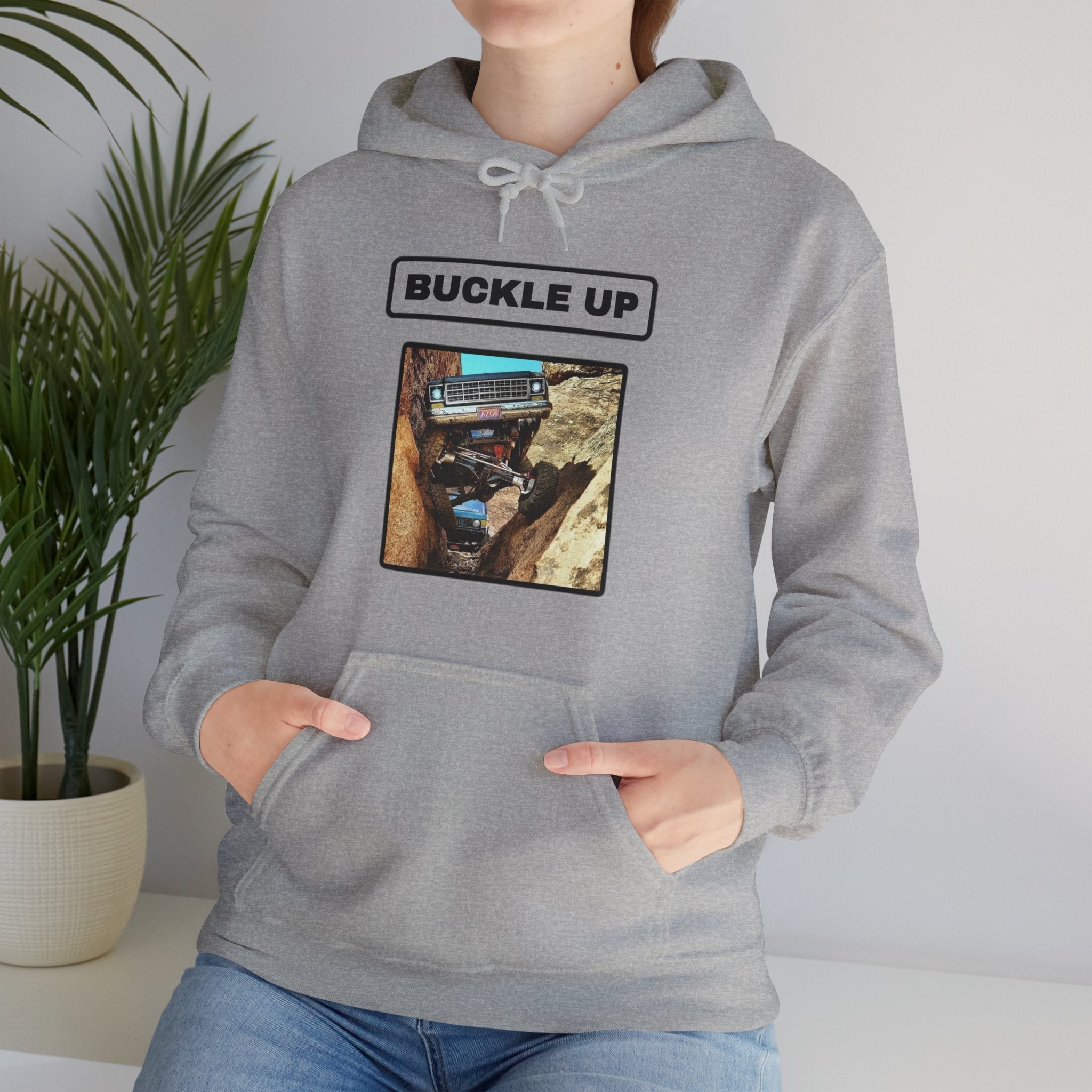 "Buckle Up" Pullover Hoodie