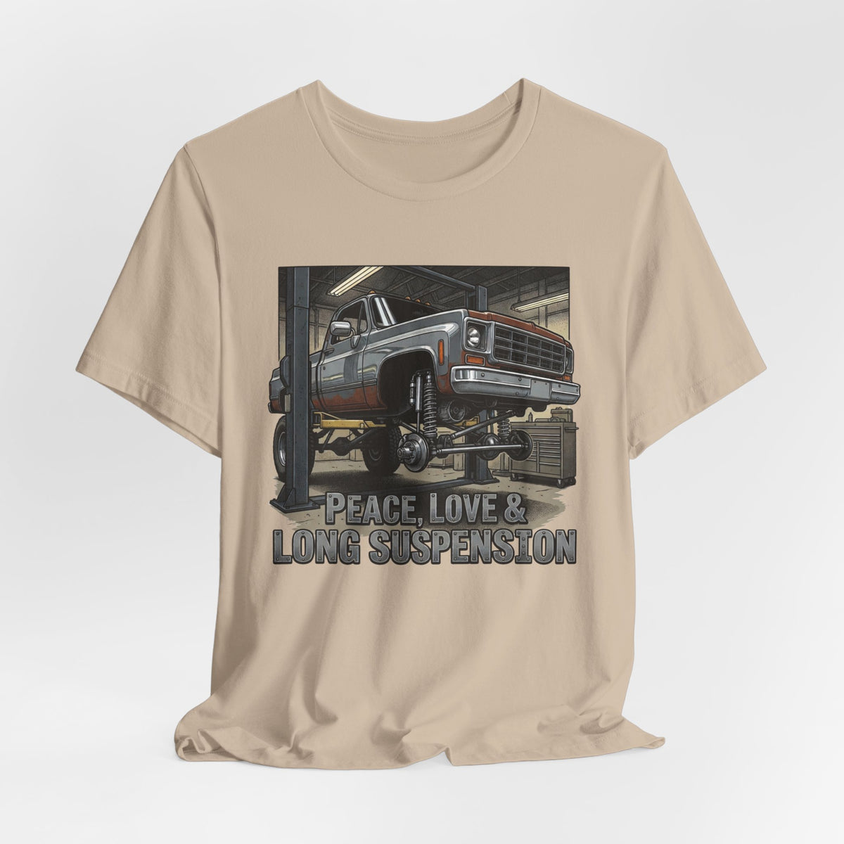Peace, Love and Long Suspension T-Shirt