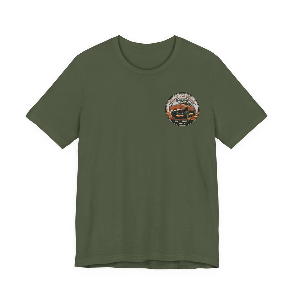 Built To Roam, Fix It, Drive It, Repeat T-Shirt