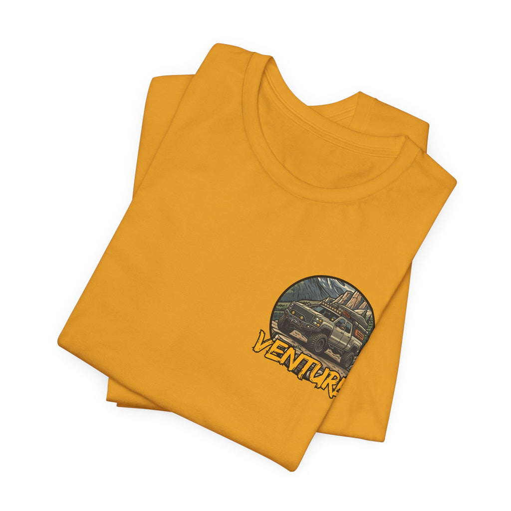 Adventure Graphic Tee — 'Venture' Chest Logo & Genuine Threadz Back Print
