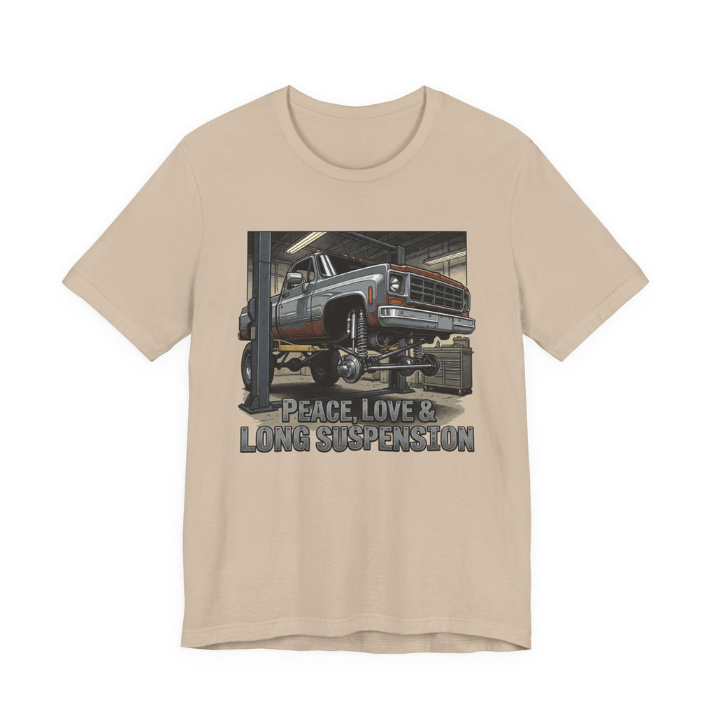Peace, Love and Long Suspension T-Shirt