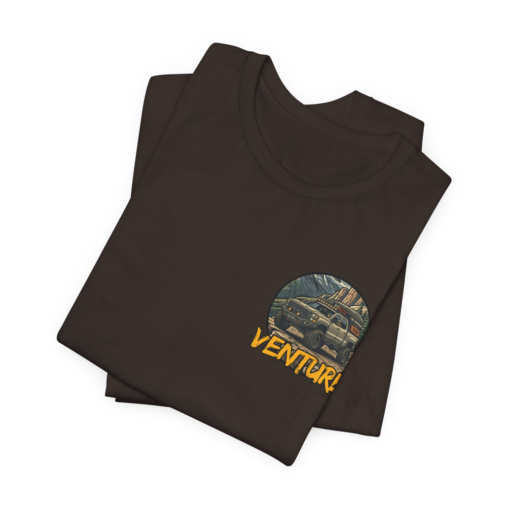 Adventure Graphic Tee — 'Venture' Chest Logo & Genuine Threadz Back Print