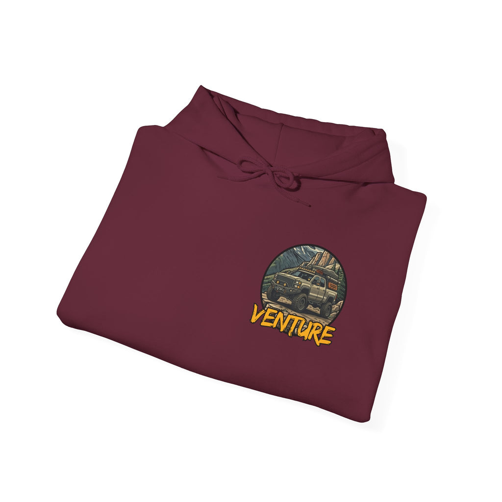 Adventure Graphic Hoodie — 'Venture' Front Patch & GT Genuine Threadz Back Logo