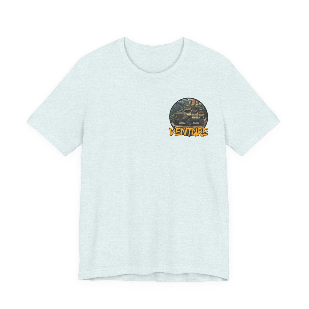 Adventure Graphic Tee — 'Venture' Chest Logo & Genuine Threadz Back Print