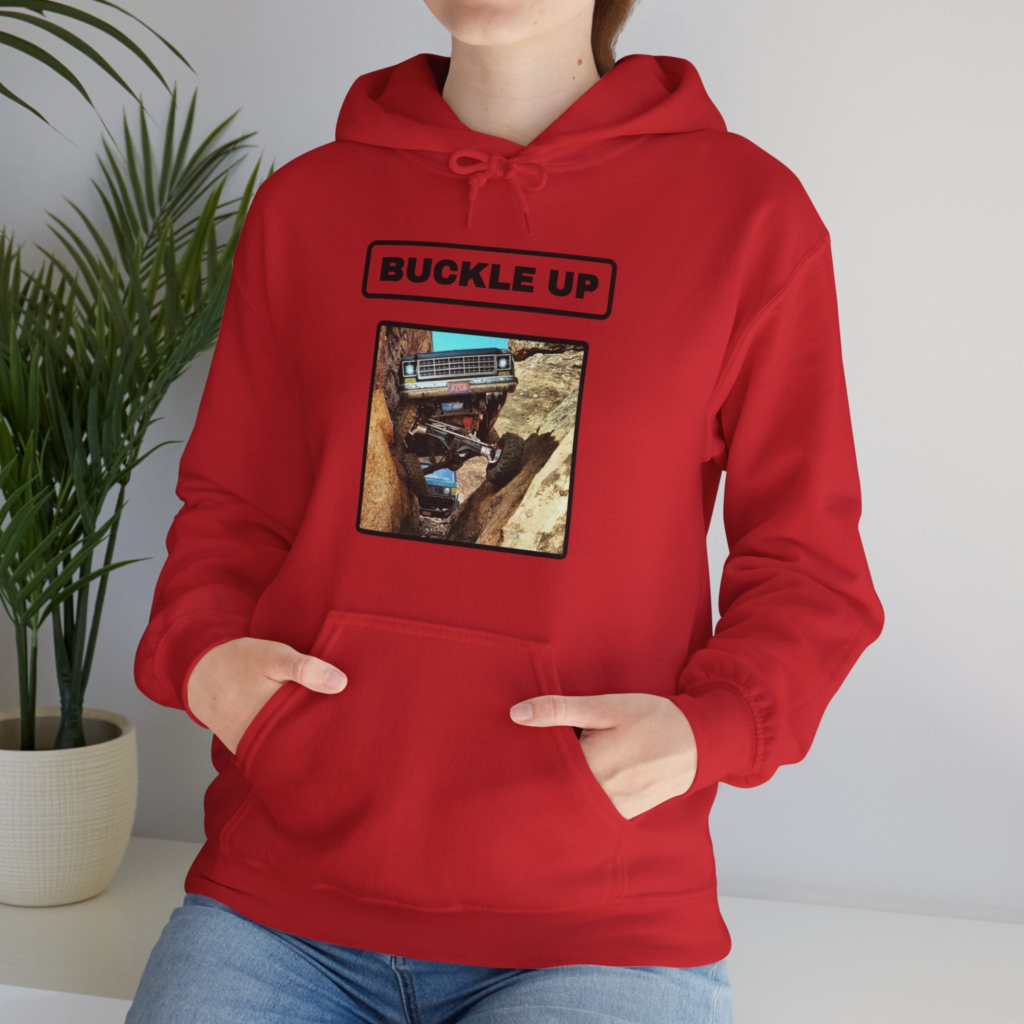 "Buckle Up" Pullover Hoodie