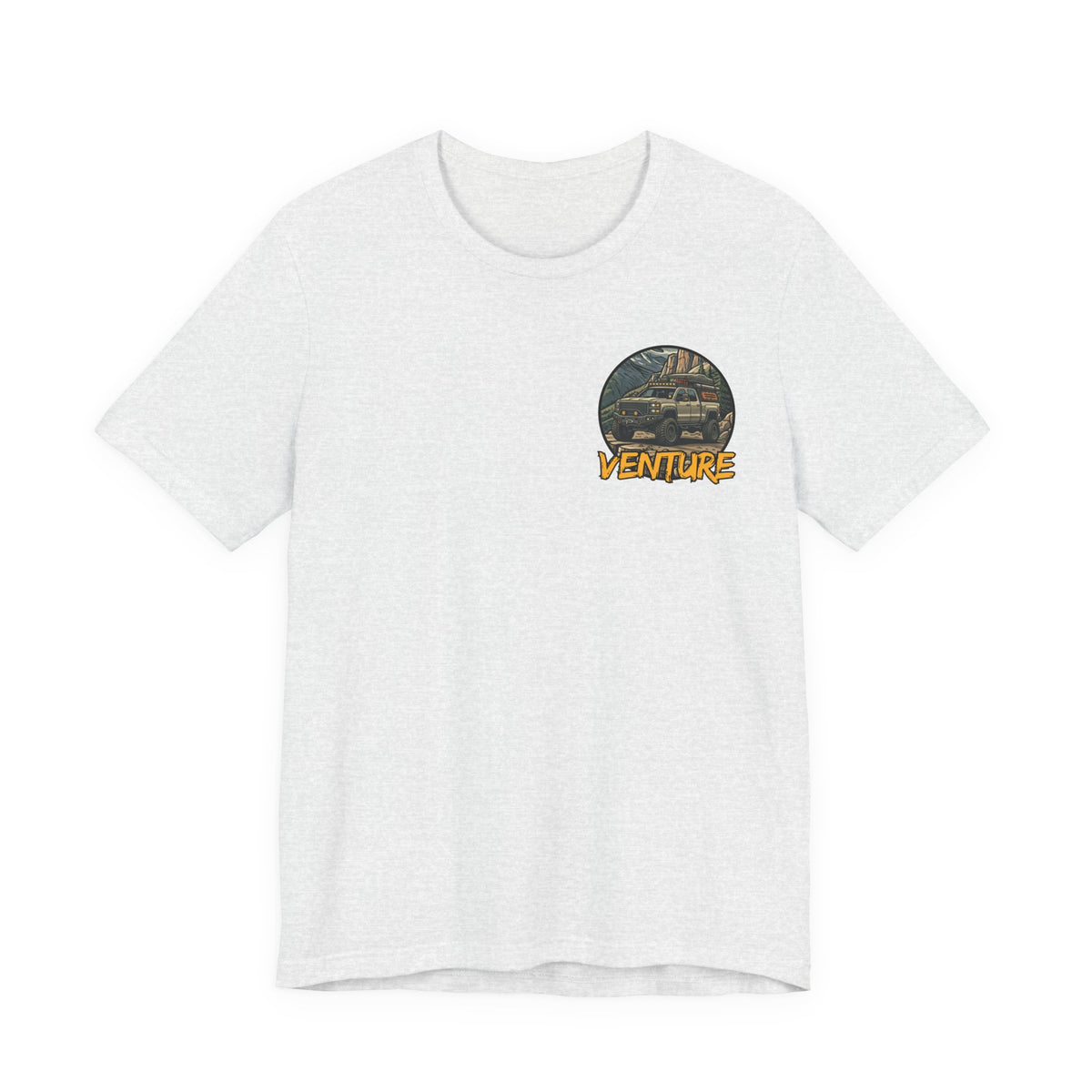 Adventure Graphic Tee — 'Venture' Chest Logo & Genuine Threadz Back Print