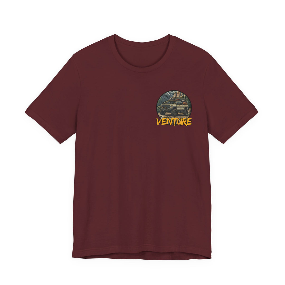 Adventure Graphic Tee — 'Venture' Chest Logo & Genuine Threadz Back Print
