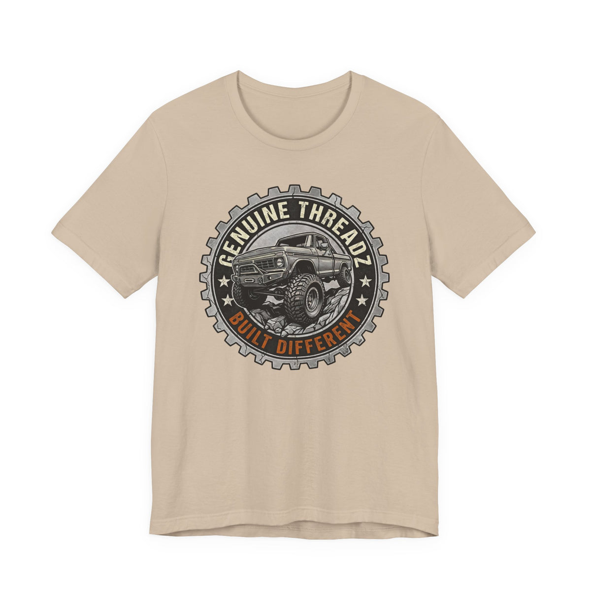 Genuine Threadz, Built Different T-Shirt