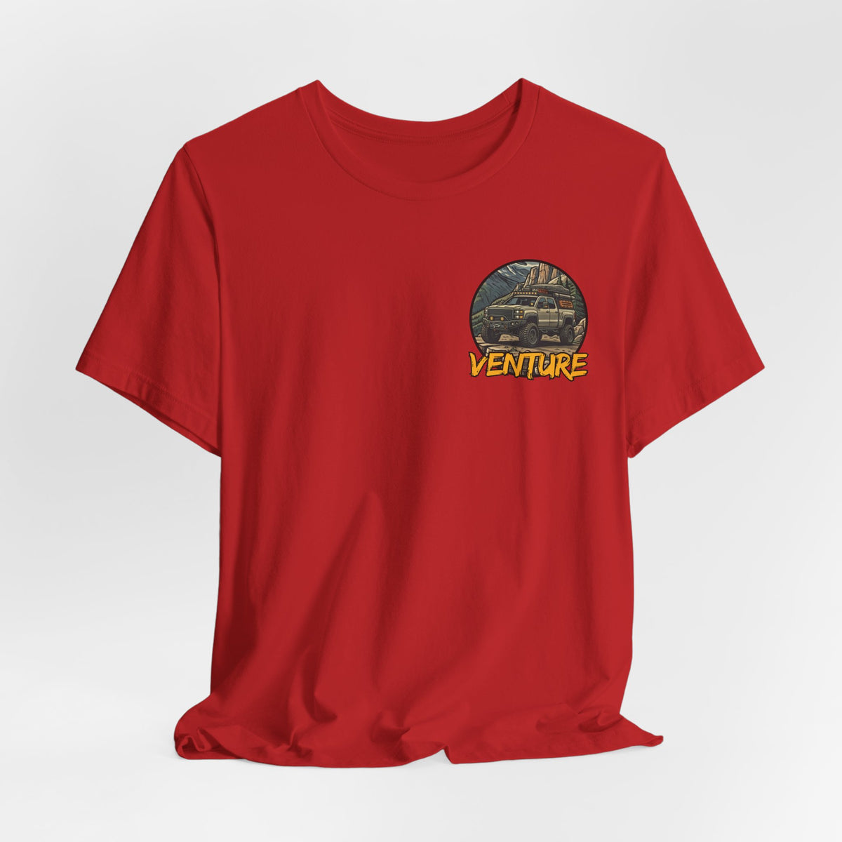Adventure Graphic Tee — 'Venture' Chest Logo & Genuine Threadz Back Print