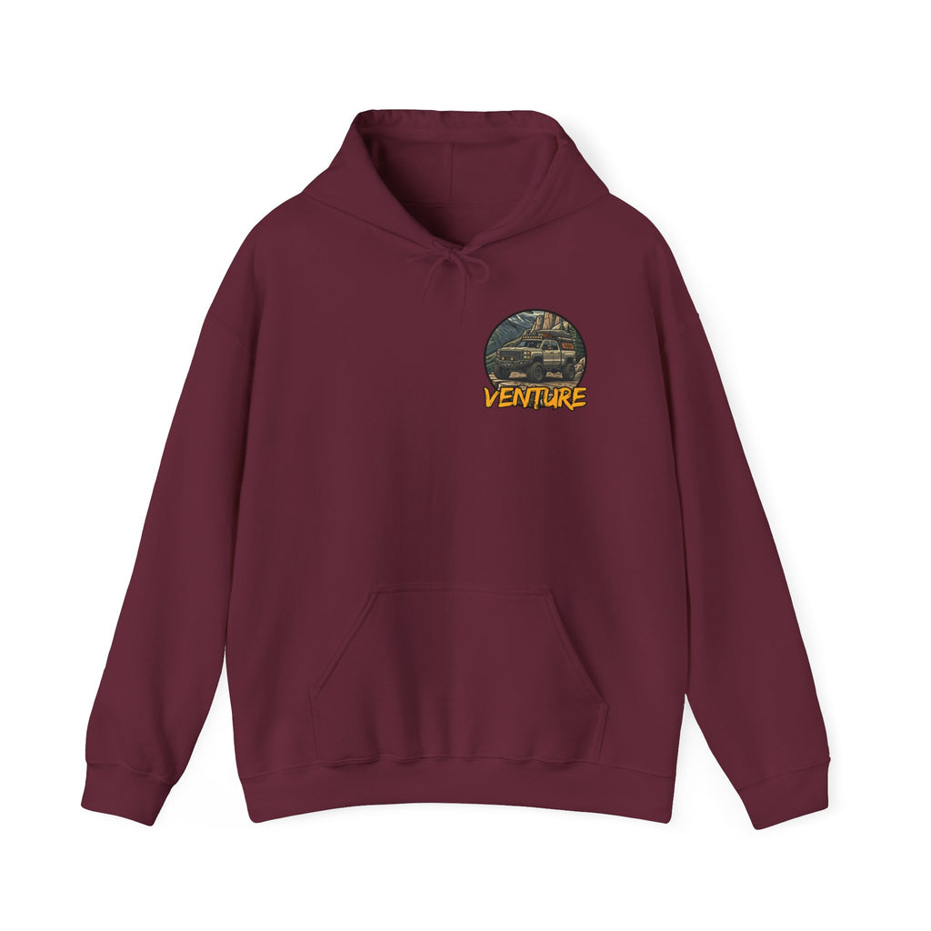 Adventure Graphic Hoodie — 'Venture' Front Patch & GT Genuine Threadz Back Logo