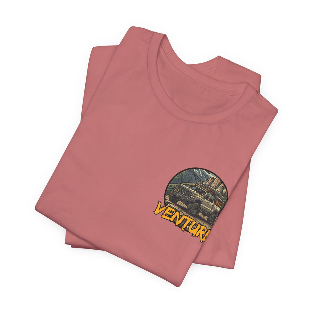 Adventure Graphic Tee — 'Venture' Chest Logo & Genuine Threadz Back Print