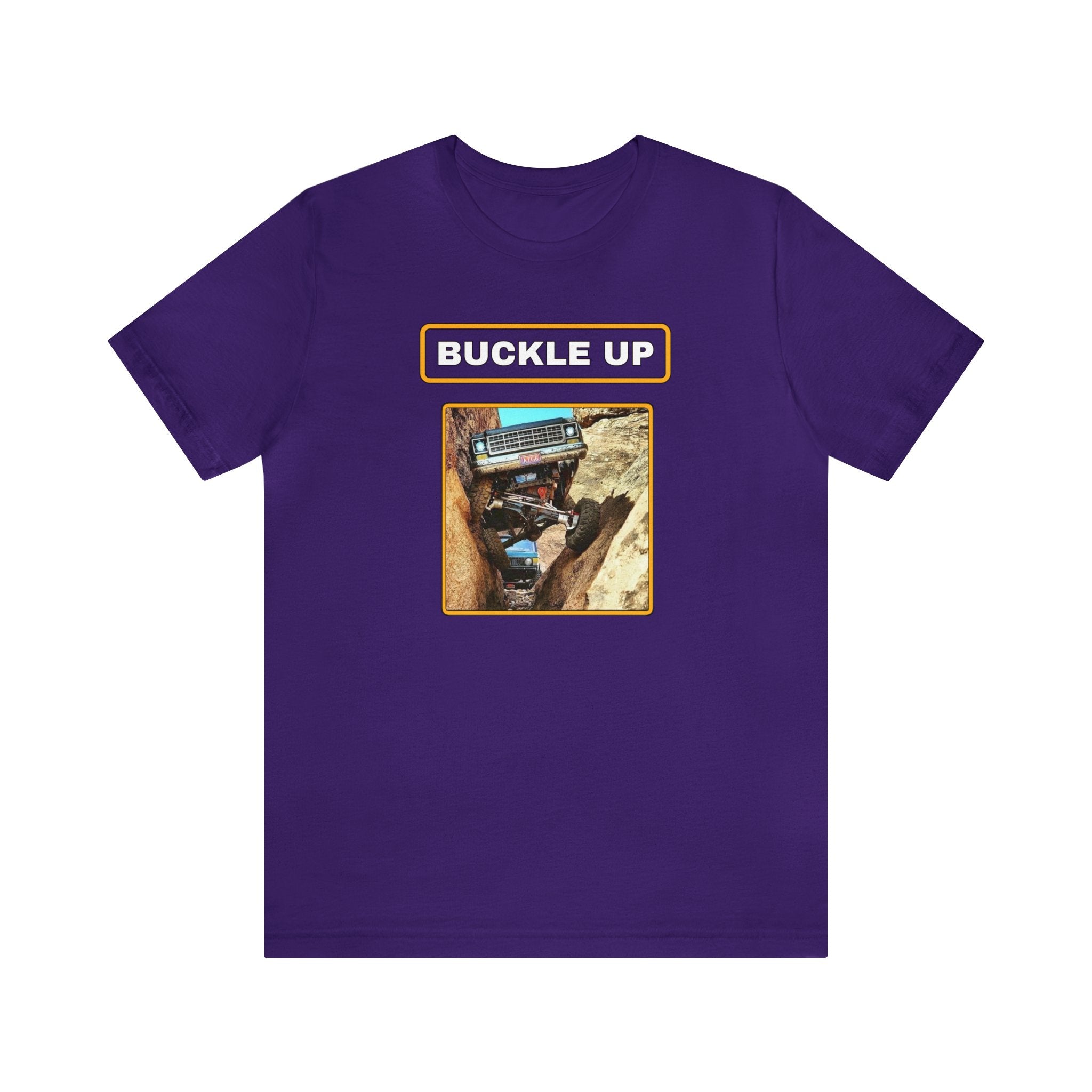 "Buckle Up" Jersey Short Sleeve Comfort Tee