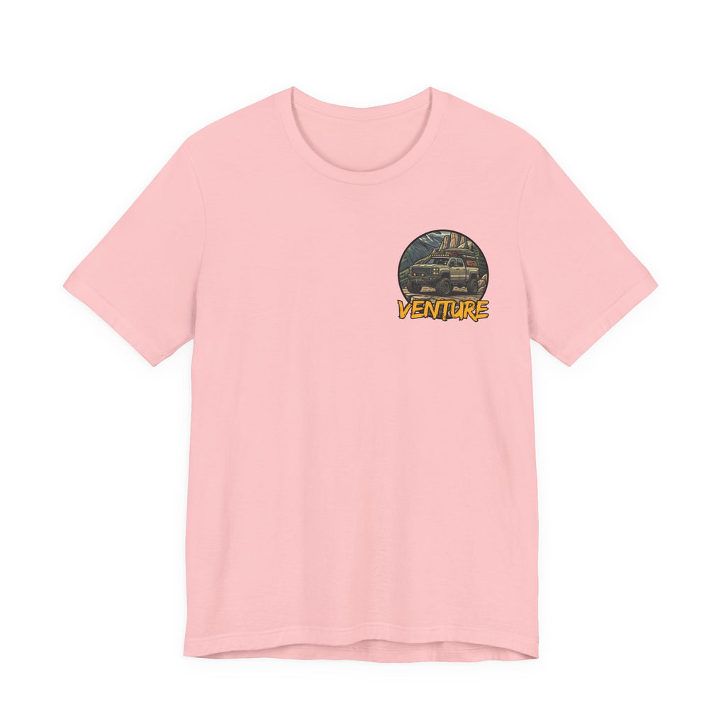 Adventure Graphic Tee — 'Venture' Chest Logo & Genuine Threadz Back Print