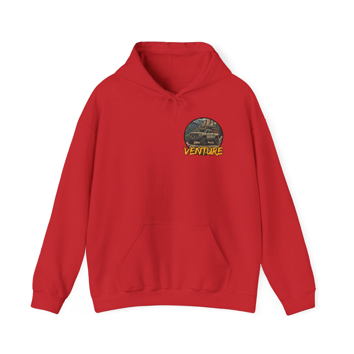 Adventure Graphic Hoodie — 'Venture' Front Patch & GT Genuine Threadz Back Logo