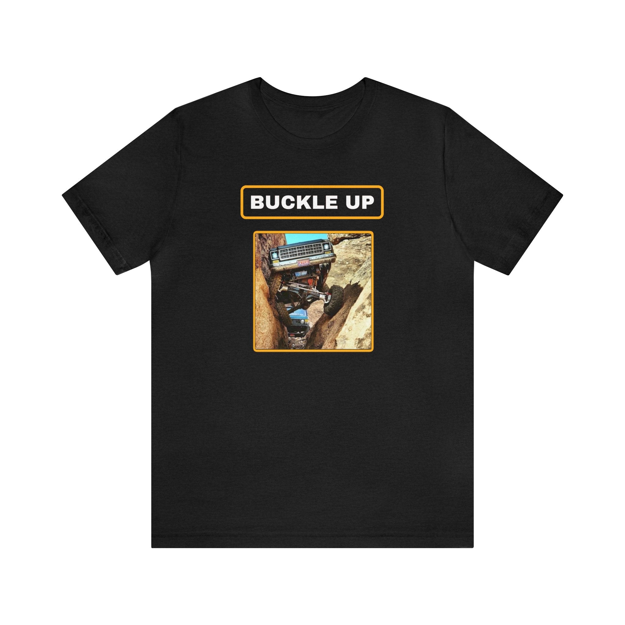 "Buckle Up" Jersey Short Sleeve Comfort Tee