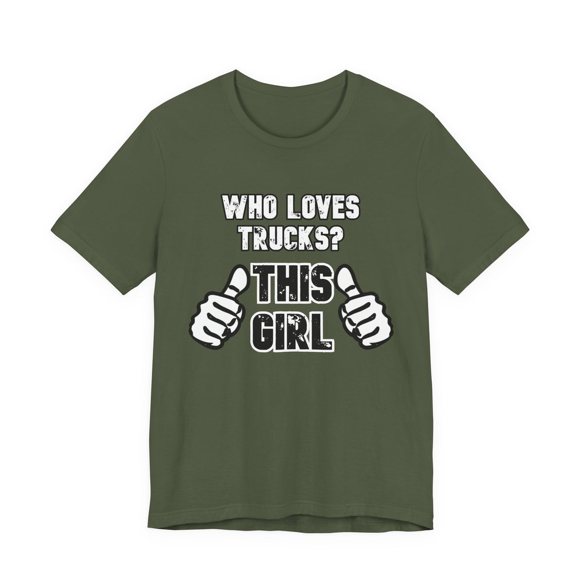 Who Loves Trucks? This Girl T-Shirt