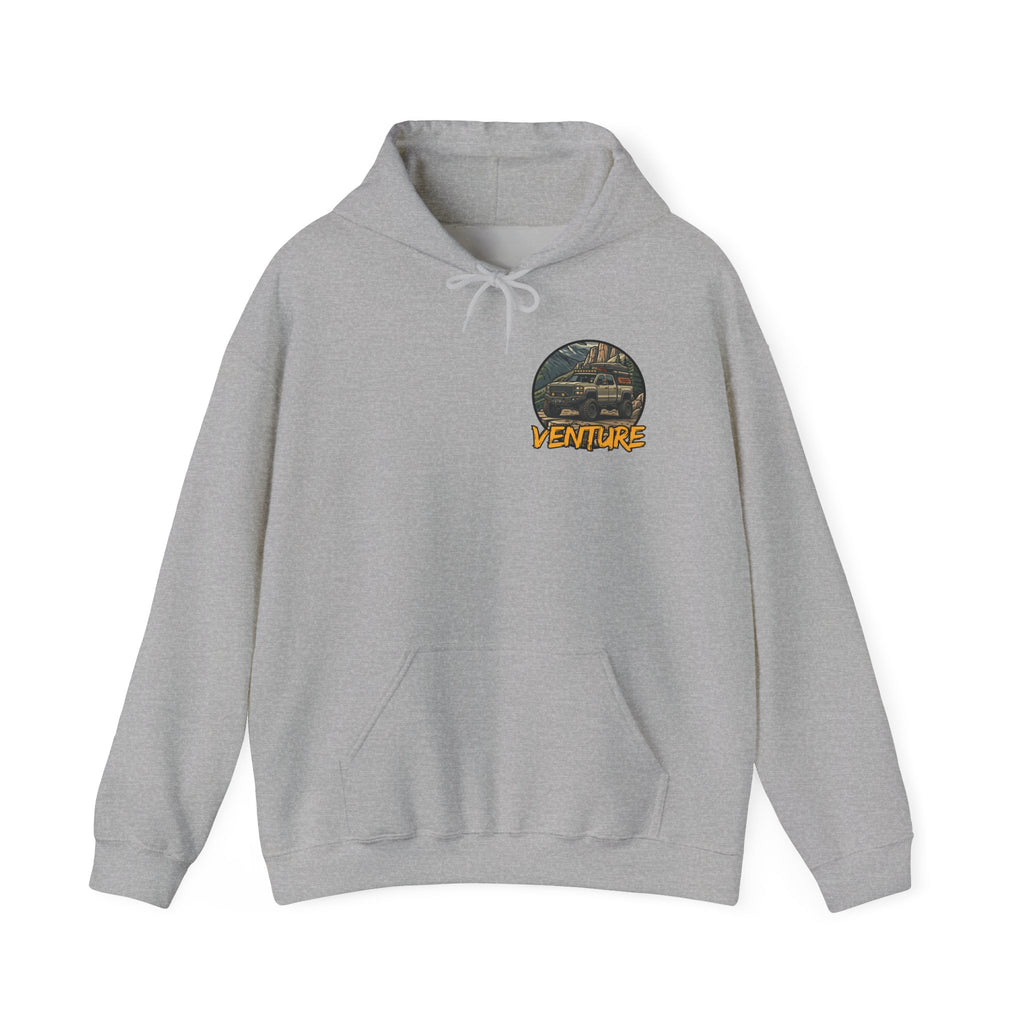 Adventure Graphic Hoodie — 'Venture' Front Patch & GT Genuine Threadz Back Logo