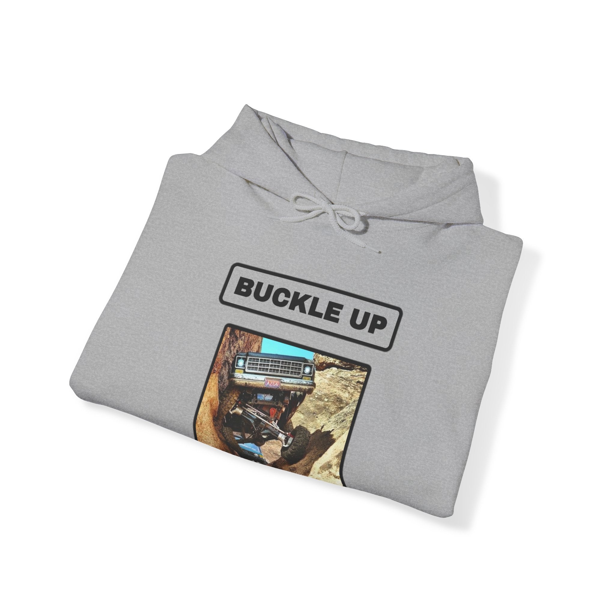 "Buckle Up" Pullover Hoodie