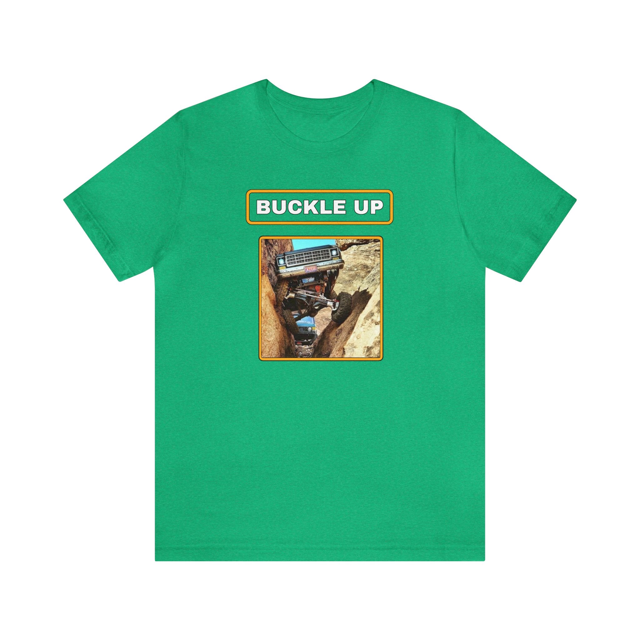 "Buckle Up" Jersey Short Sleeve Comfort Tee