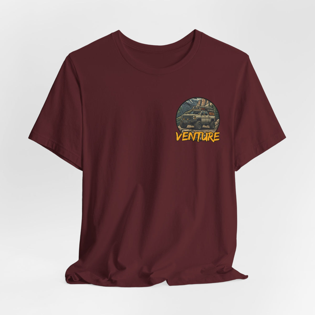 Adventure Graphic Tee — 'Venture' Chest Logo & Genuine Threadz Back Print