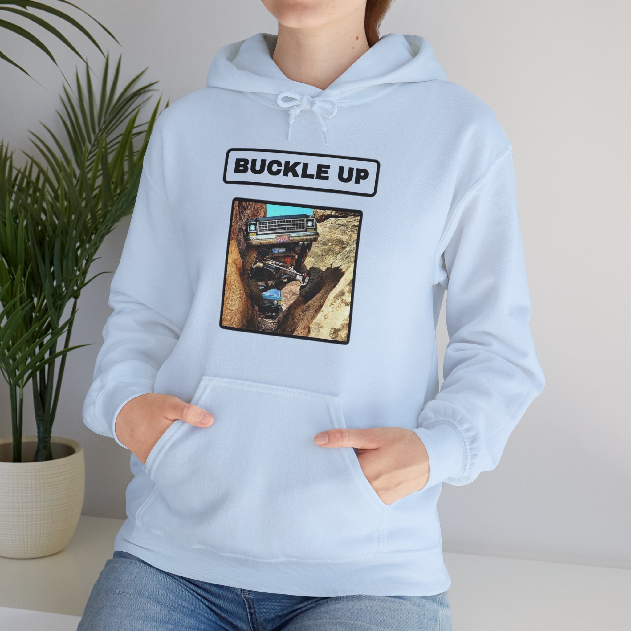 "Buckle Up" Pullover Hoodie