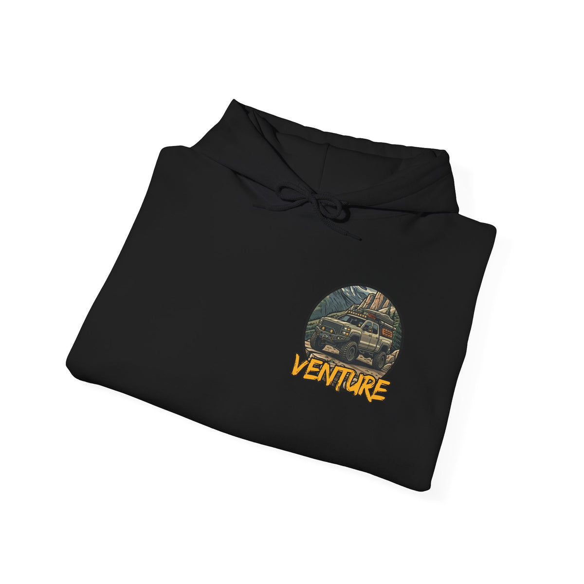 Adventure Graphic Hoodie — 'Venture' Front Patch & GT Genuine Threadz Back Logo