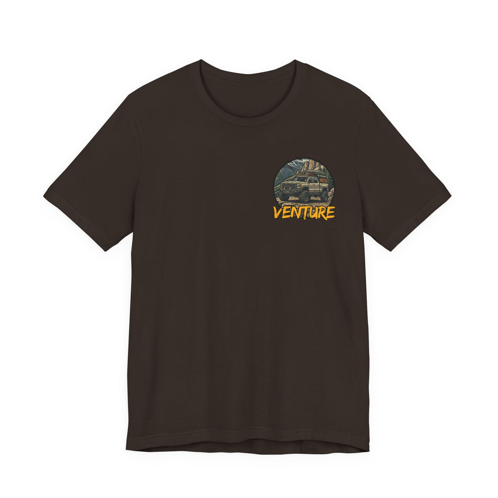 Adventure Graphic Tee — 'Venture' Chest Logo & Genuine Threadz Back Print