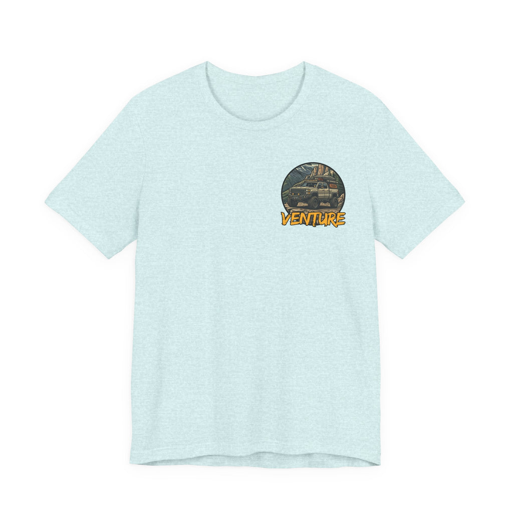 Adventure Graphic Tee — 'Venture' Chest Logo & Genuine Threadz Back Print