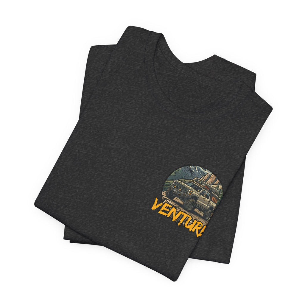 Adventure Graphic Tee — 'Venture' Chest Logo & Genuine Threadz Back Print