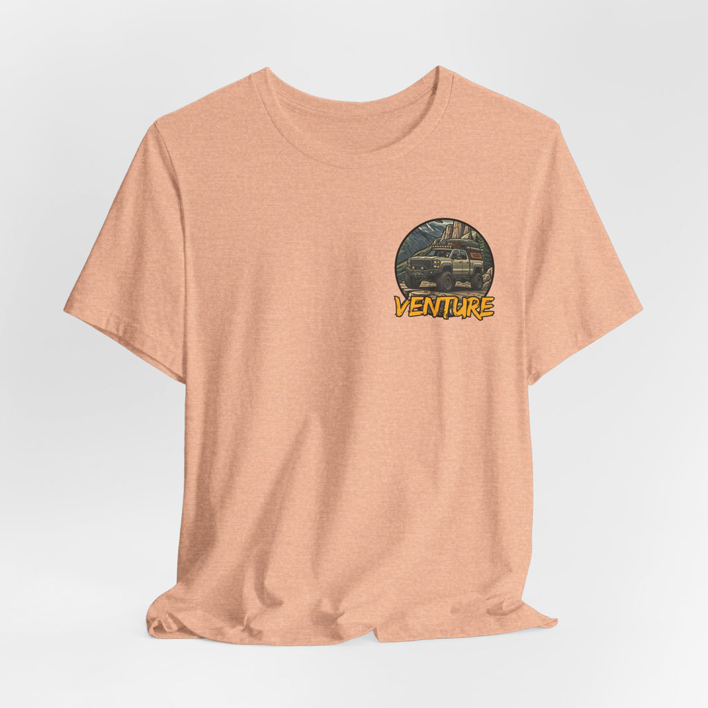 Adventure Graphic Tee — 'Venture' Chest Logo & Genuine Threadz Back Print