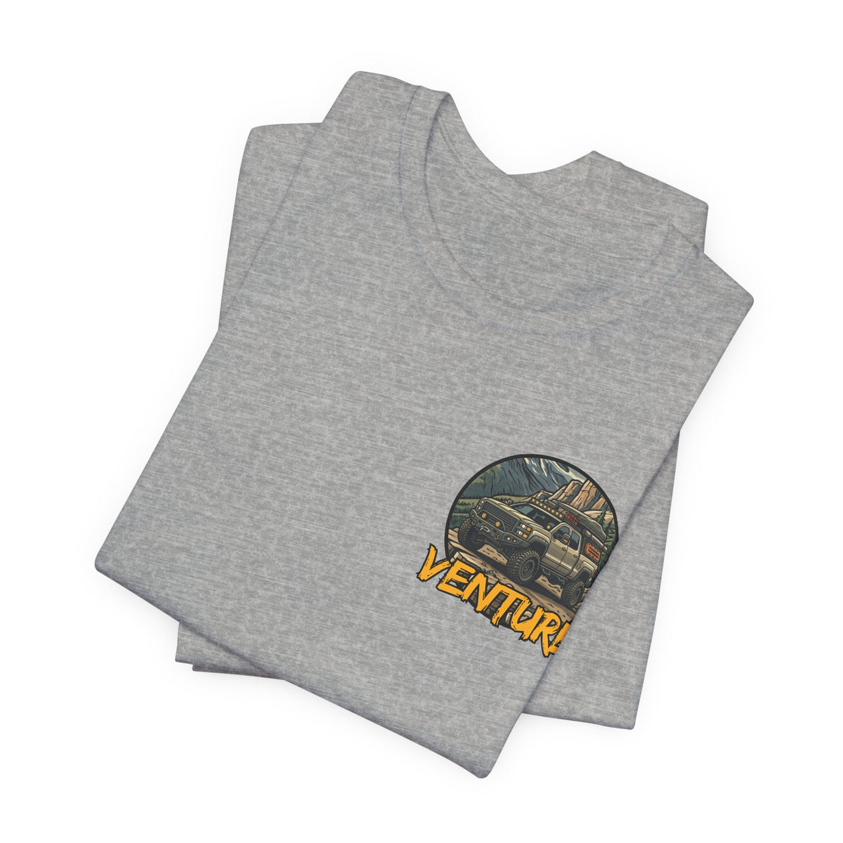 Adventure Graphic Tee — 'Venture' Chest Logo & Genuine Threadz Back Print