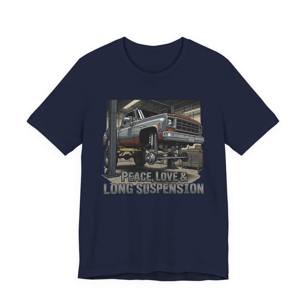 Peace, Love and Long Suspension T-Shirt