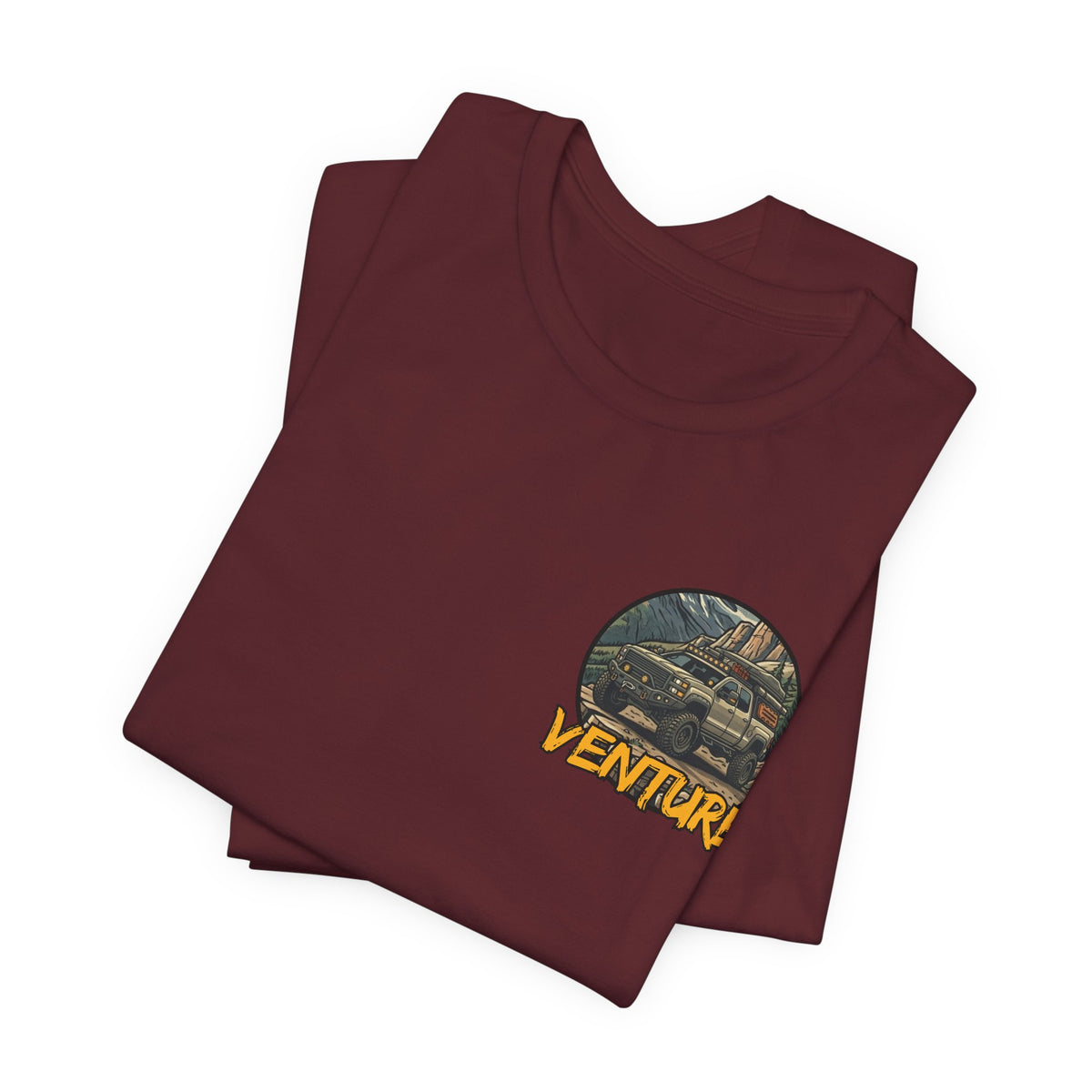 Adventure Graphic Tee — 'Venture' Chest Logo & Genuine Threadz Back Print