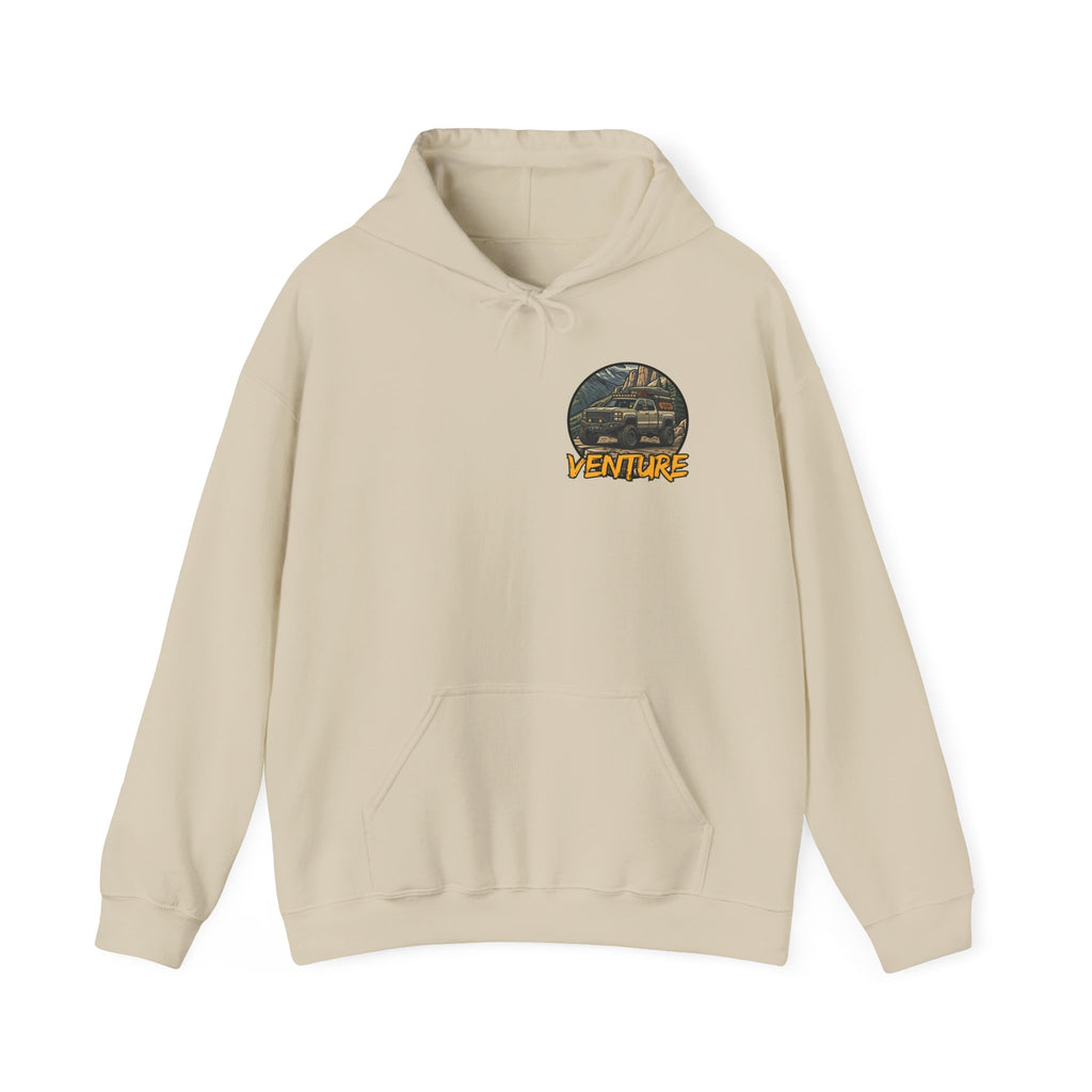 Adventure Graphic Hoodie — 'Venture' Front Patch & GT Genuine Threadz Back Logo