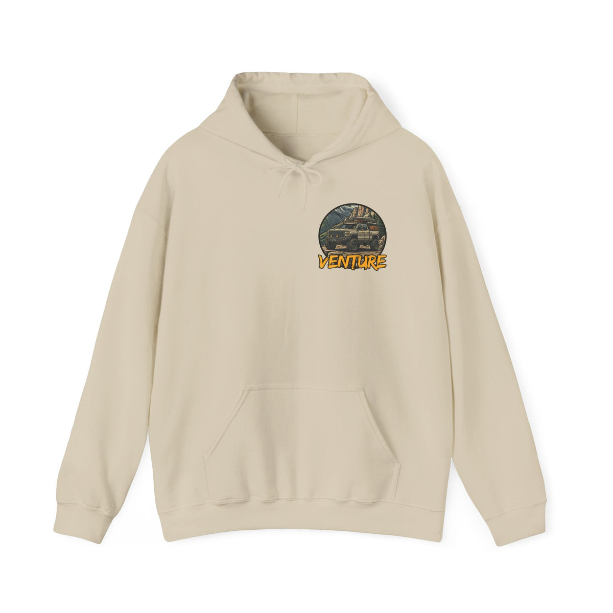 Adventure Graphic Hoodie — 'Venture' Front Patch & GT Genuine Threadz Back Logo