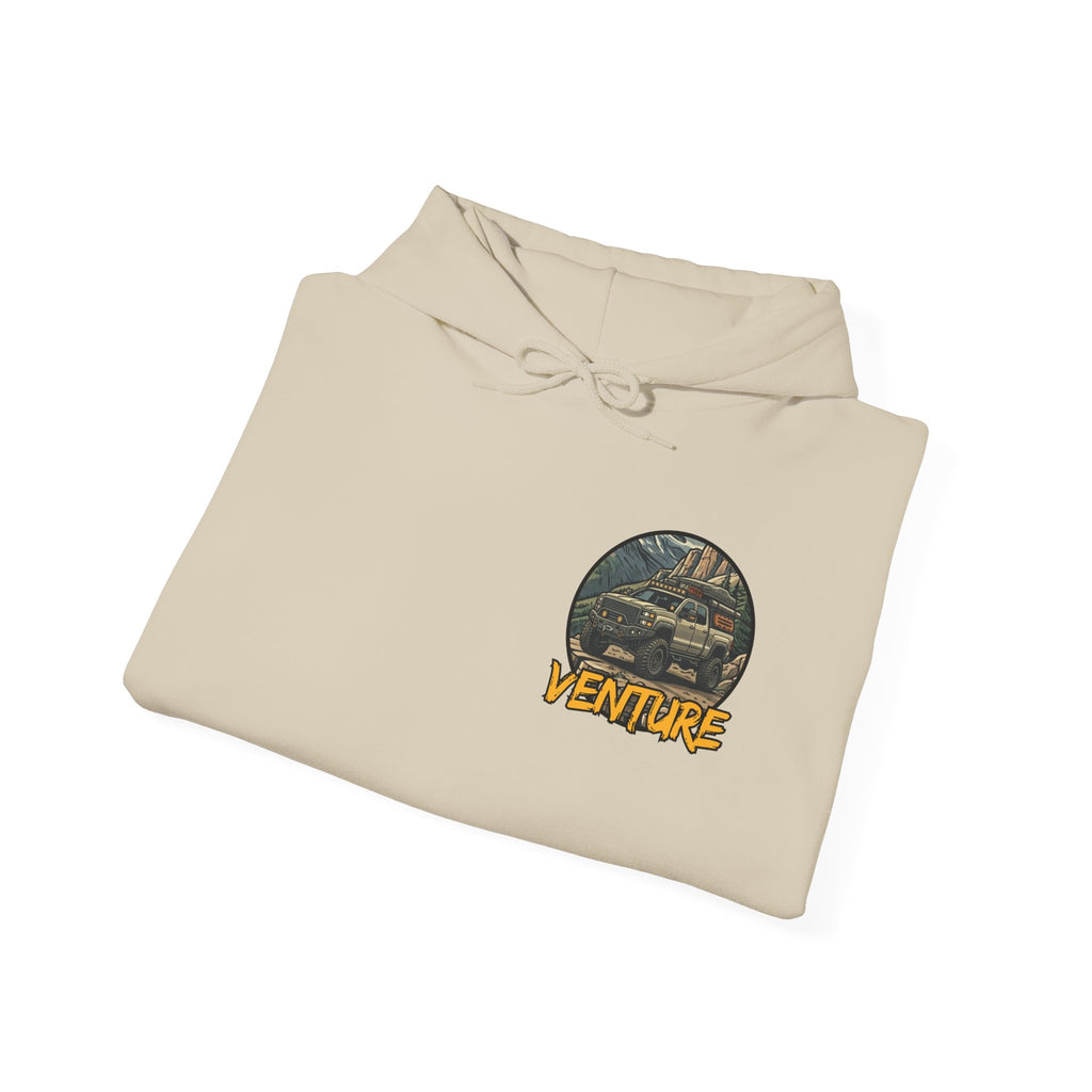 Adventure Graphic Hoodie — 'Venture' Front Patch & GT Genuine Threadz Back Logo