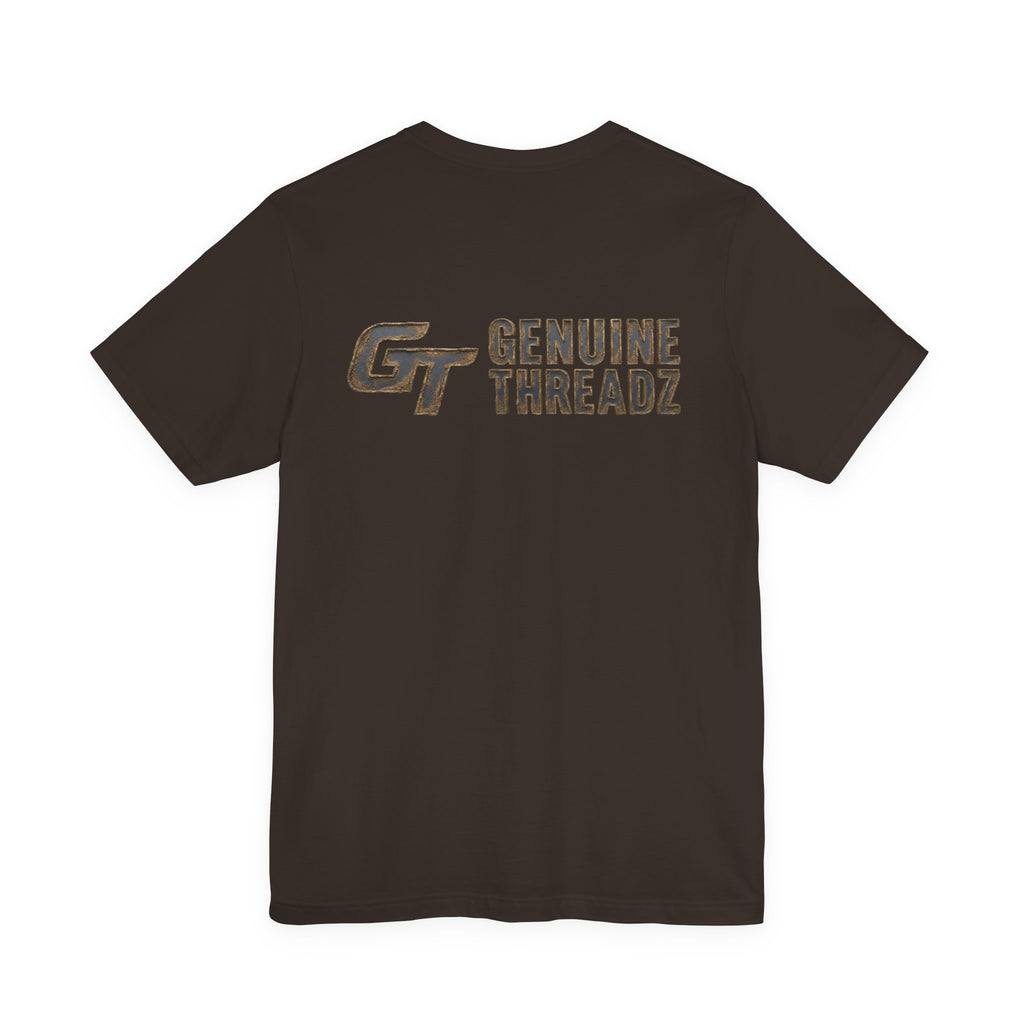 Adventure Graphic Tee — 'Venture' Chest Logo & Genuine Threadz Back Print