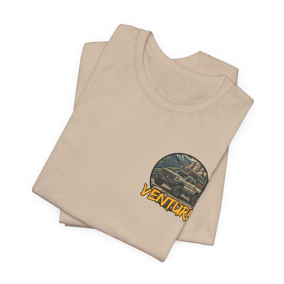 Adventure Graphic Tee — 'Venture' Chest Logo & Genuine Threadz Back Print