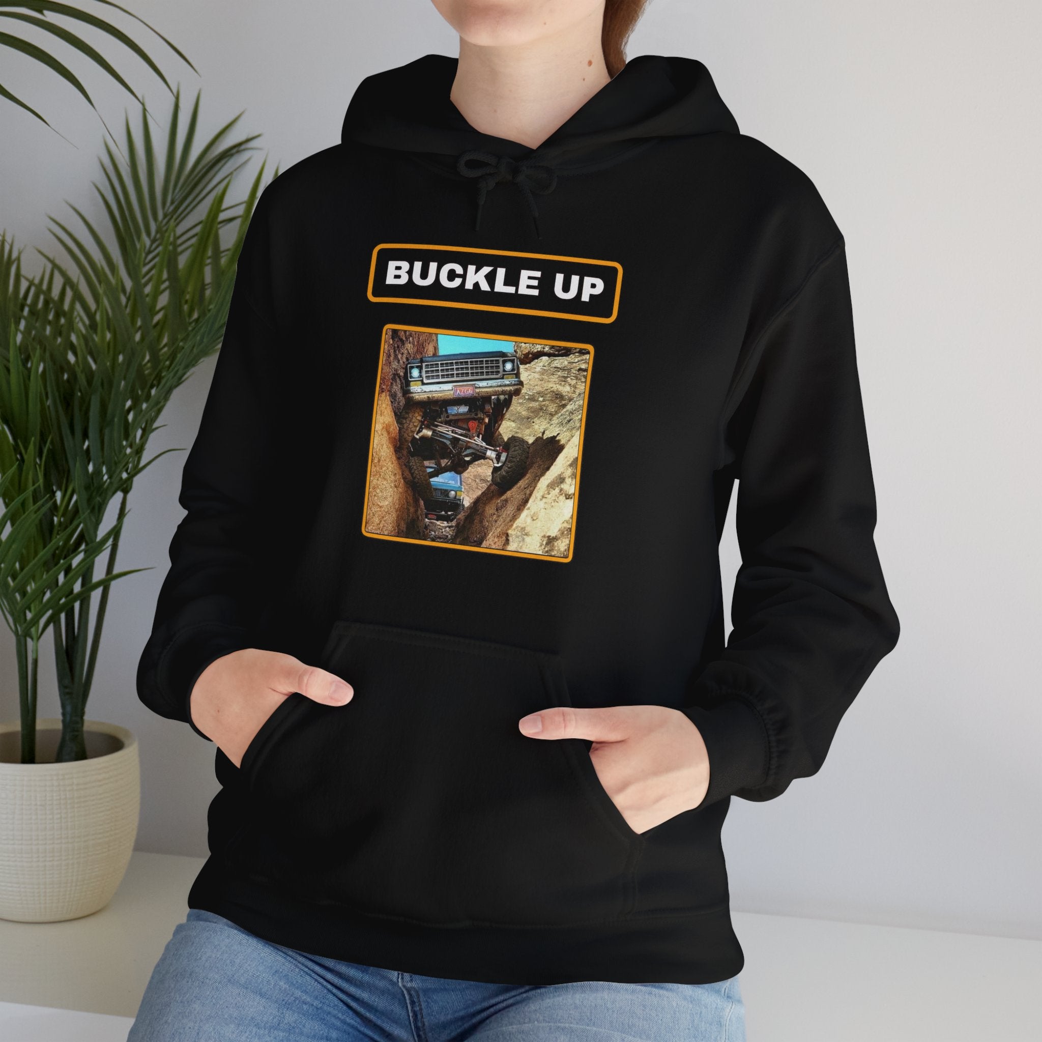 "Buckle Up" Pullover Hoodie