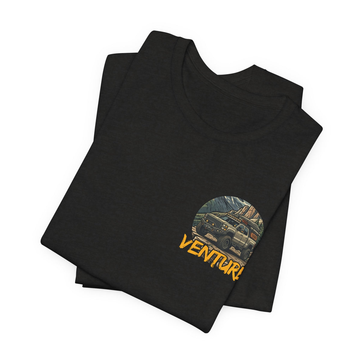 Adventure Graphic Tee — 'Venture' Chest Logo & Genuine Threadz Back Print