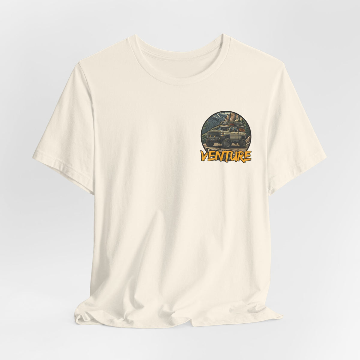 Adventure Graphic Tee — 'Venture' Chest Logo & Genuine Threadz Back Print