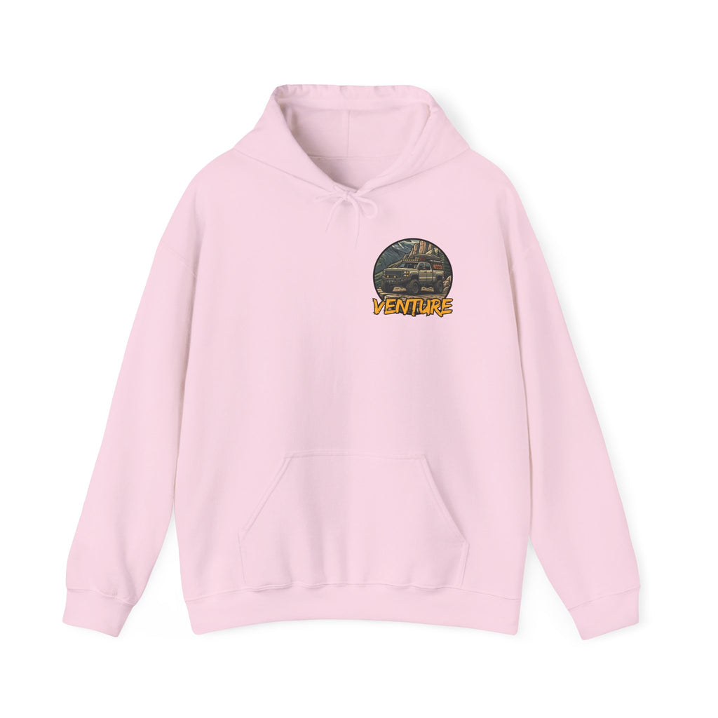 Adventure Graphic Hoodie — 'Venture' Front Patch & GT Genuine Threadz Back Logo