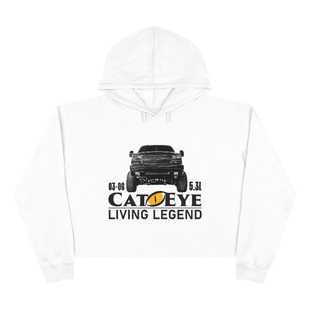 "Living Legend" Crop Top Hoodie