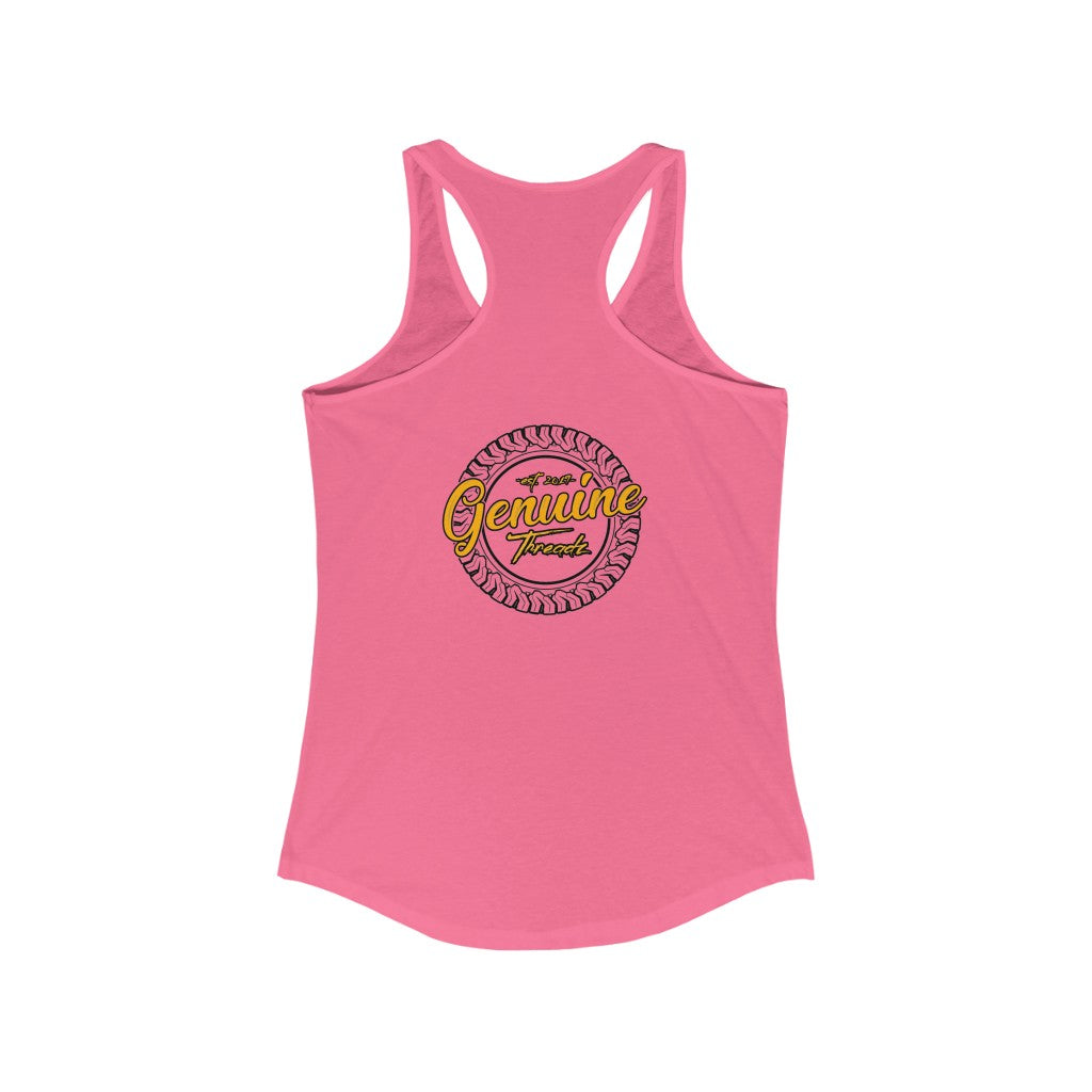 "Mud Addiction" Women's Ideal Racerback Tank