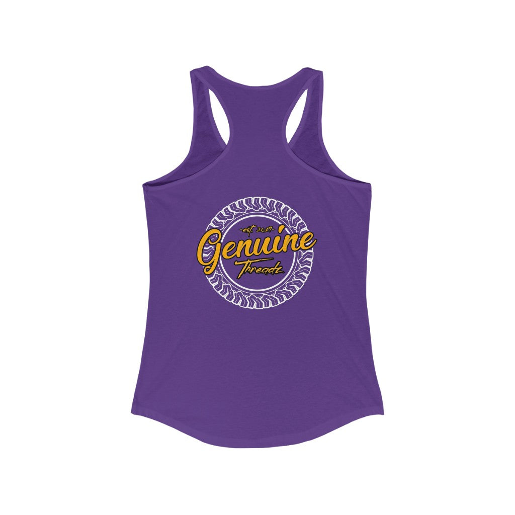 "Make Your Exhaust Heard" Women's Ideal Racerback Tank