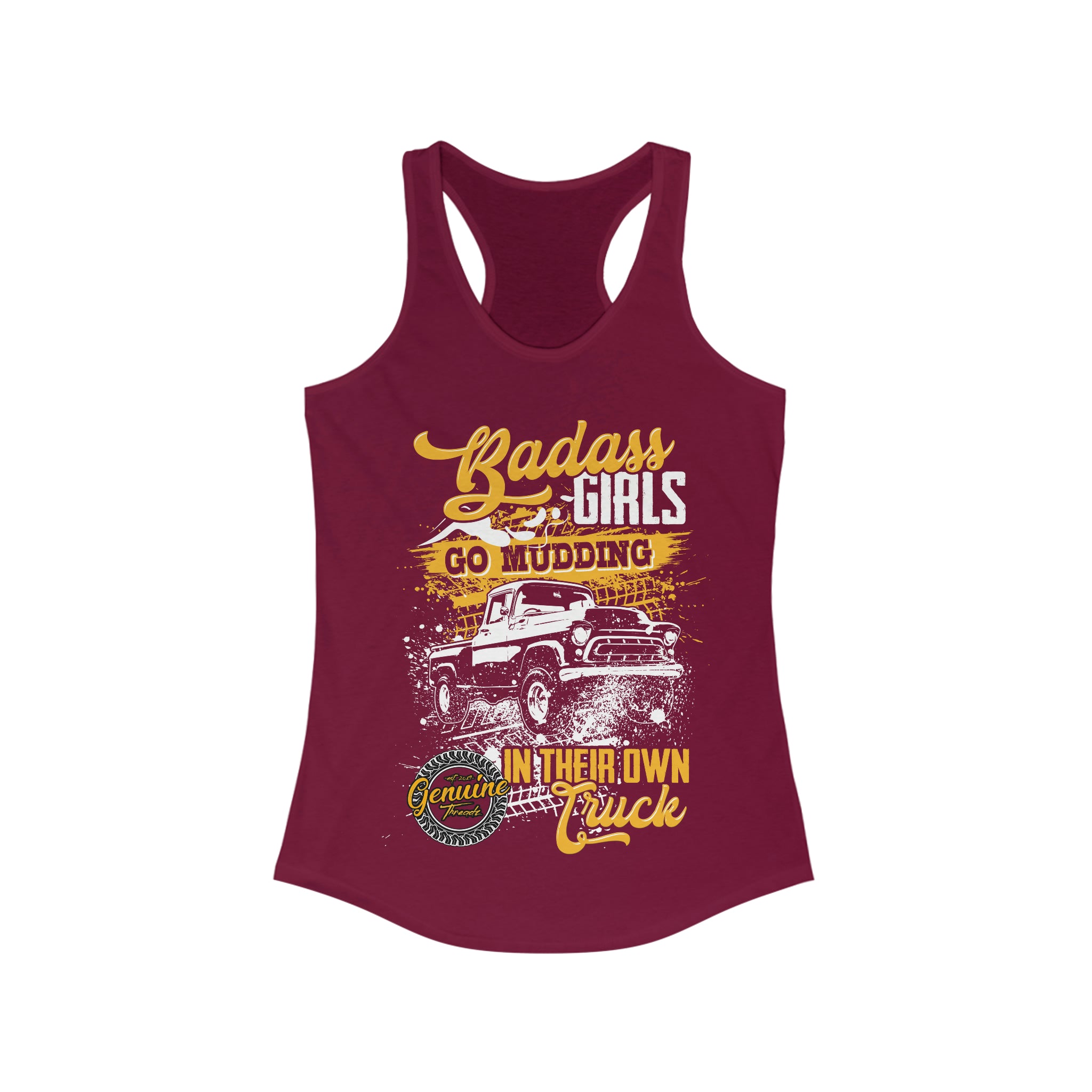 "Badass Girls" Women's Ideal Racerback Tank